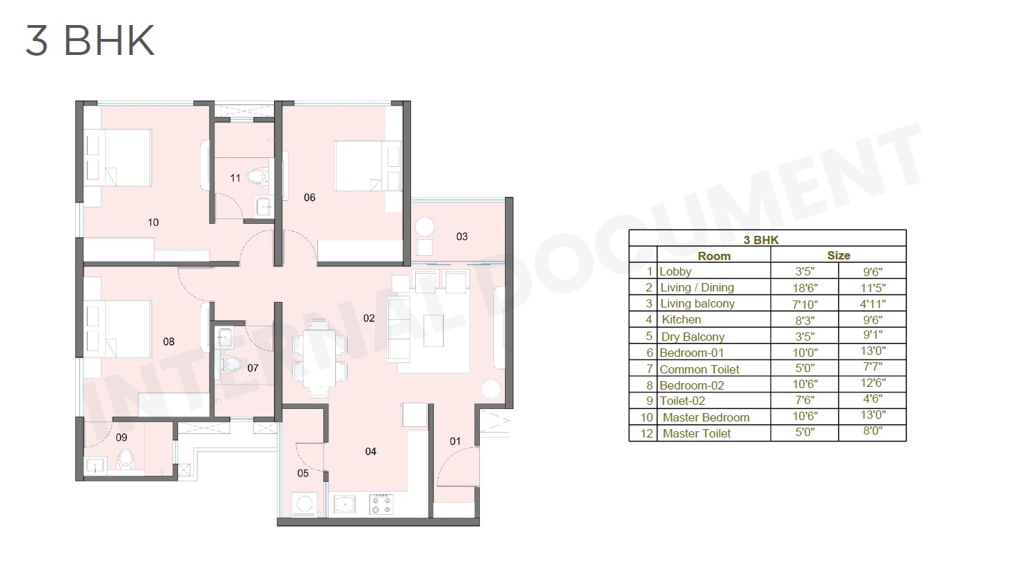 3 BHK Elite Layout